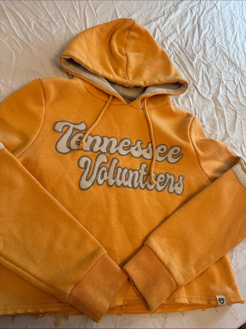 Colosseum Medium Orange Tennessee Volunteers Cropped Hoodie